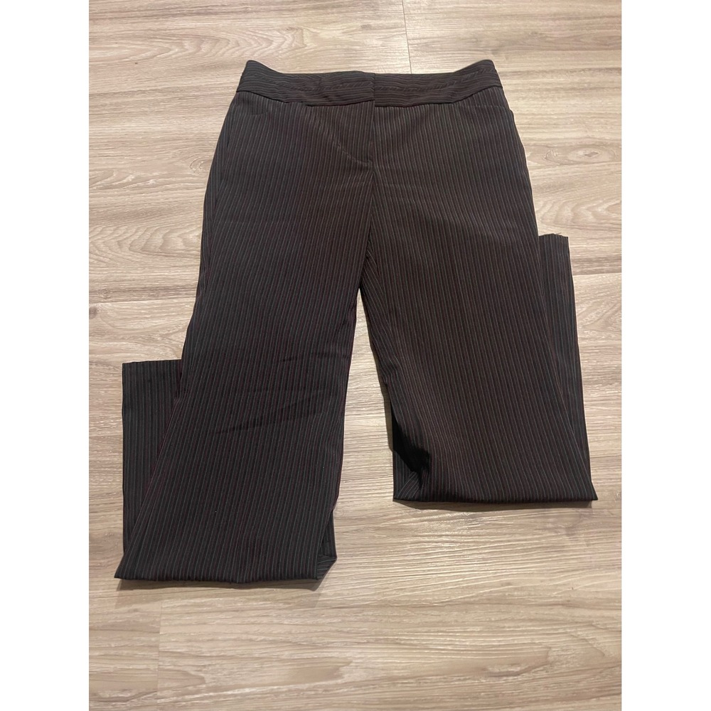 Office Siren Vintage Y2K Low Rise Preppy Dress Pants Striped Express